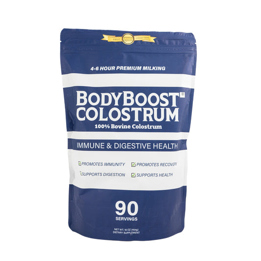 BodyBoost Premium Whole Colostrum 4-6 hours milking 30% Minimum IgG